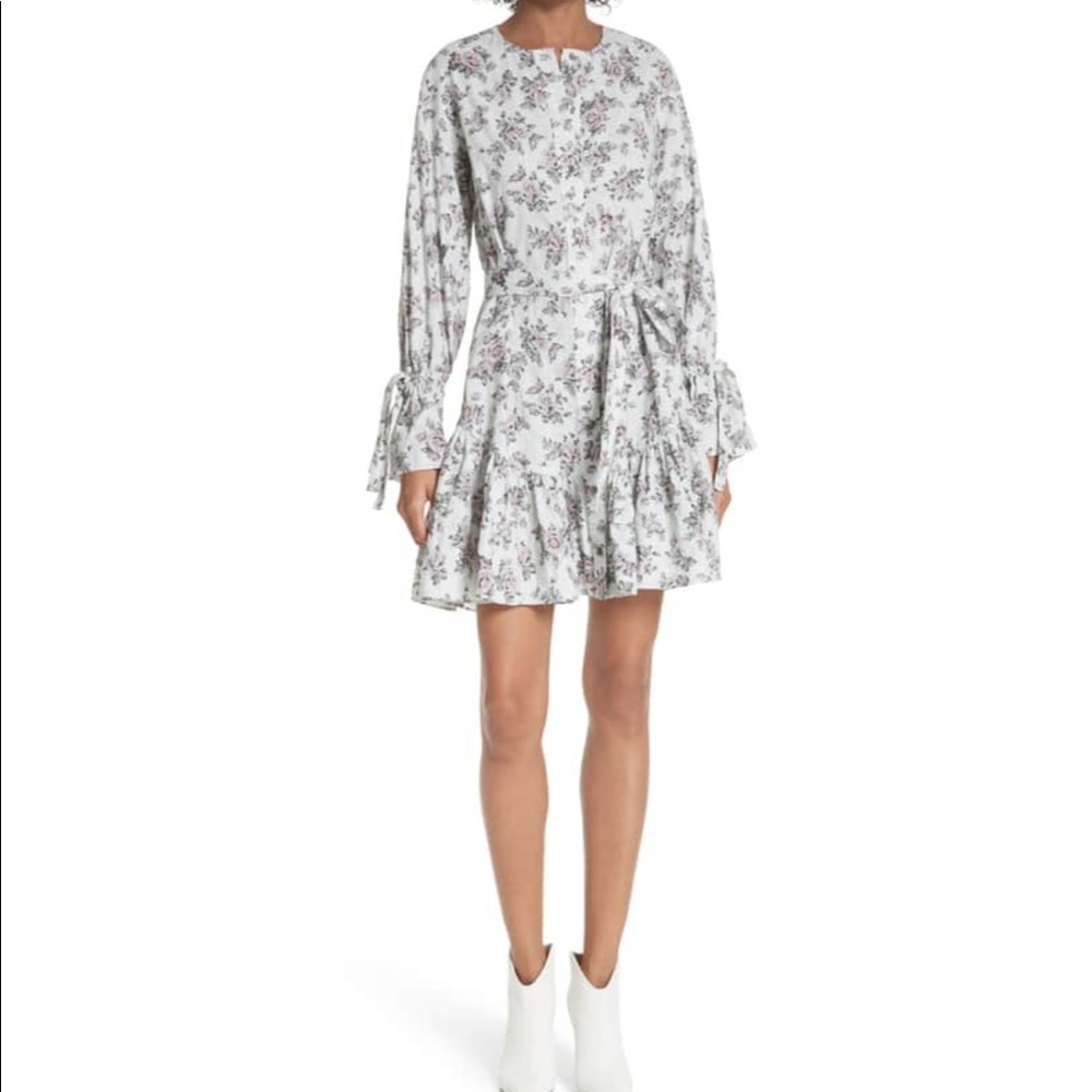 La Vie Rebecca Taylor Ruffle Sleeve dress